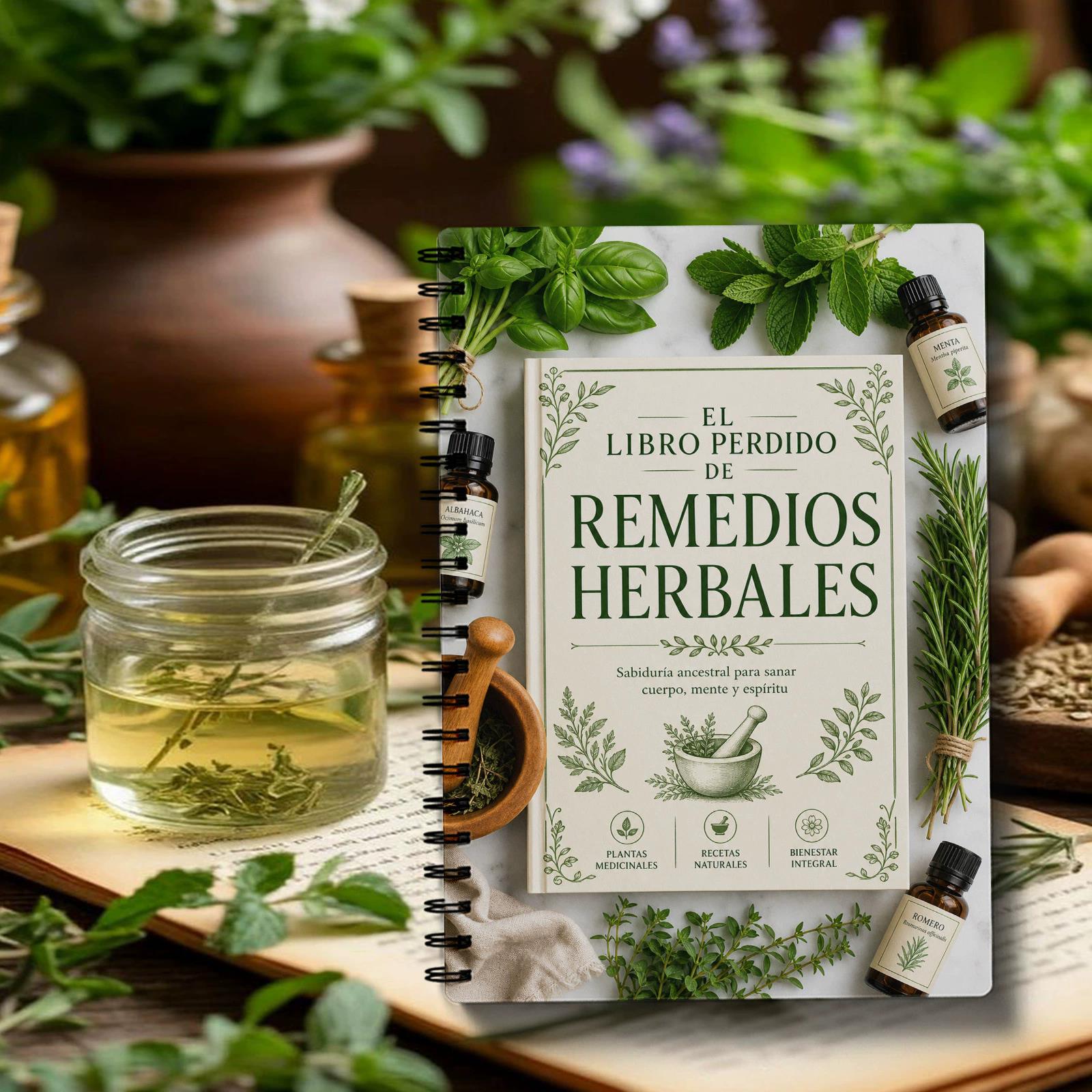 El Libro Perdido Spiral Notebo - Herbal Wellness Recipes 评论和价格